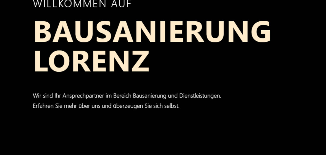 ProjektBausanierung Lorenz